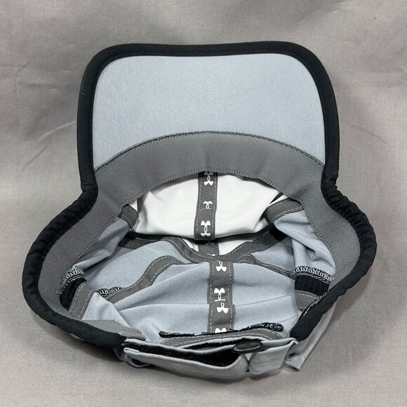 Under Armour Strapback Hat Cap Gray Lightweight Running Tennis Golf Dad Mens - Picture 15 of 16